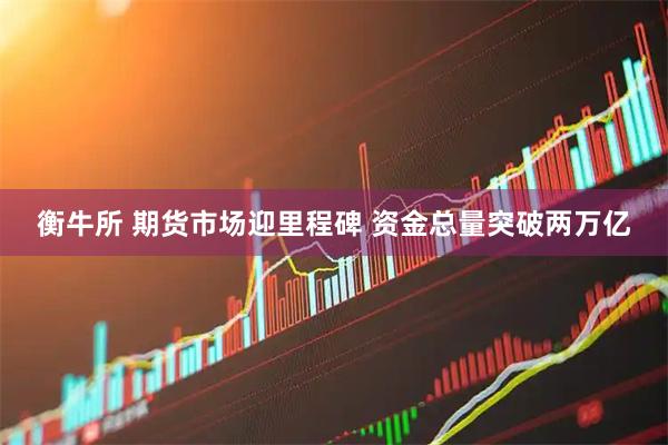 衡牛所 期货市场迎里程碑 资金总量突破两万亿